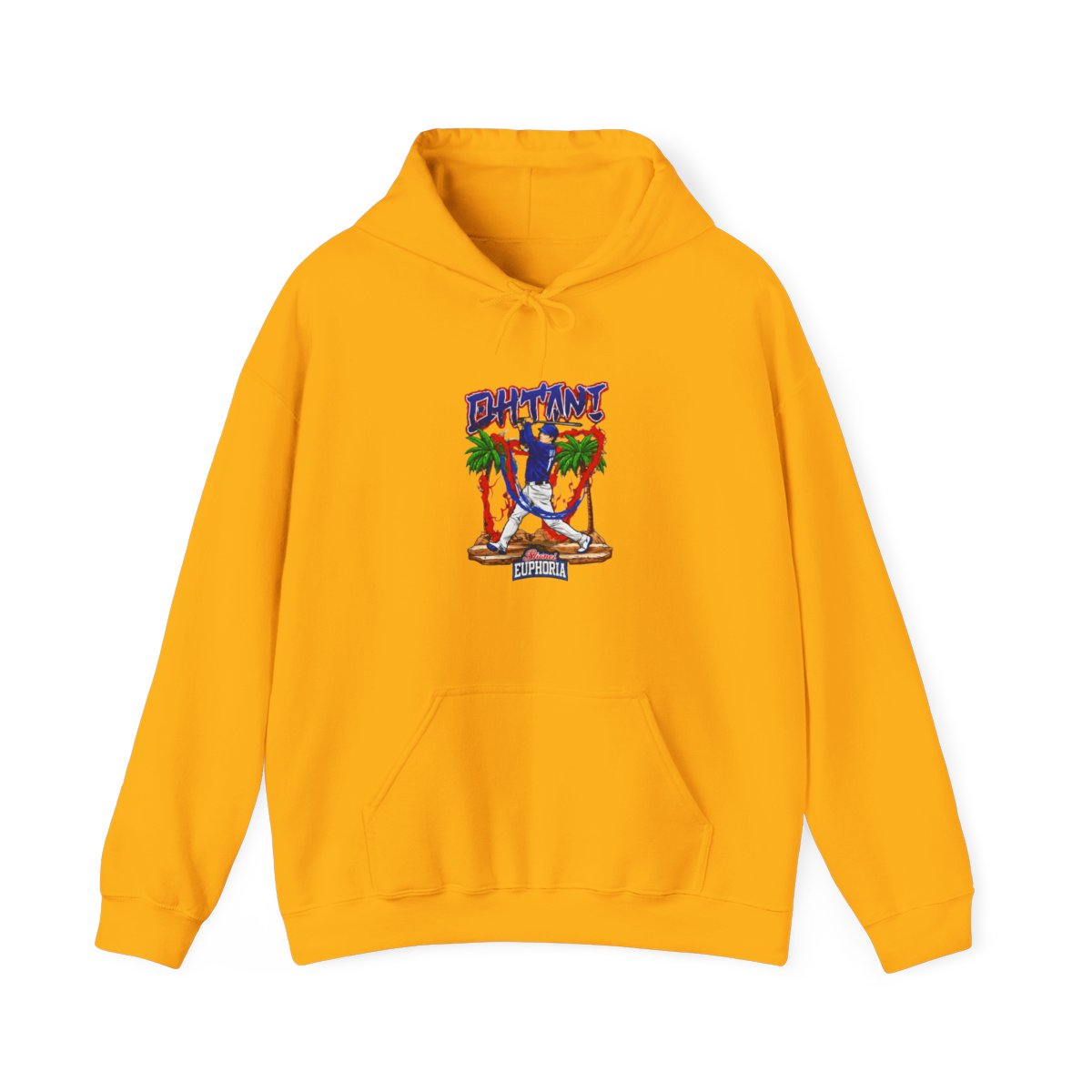Shohei Ohtani 17 Los Angeles Dodgers player swing comic Hoodie - alternate angle 3, merchandise